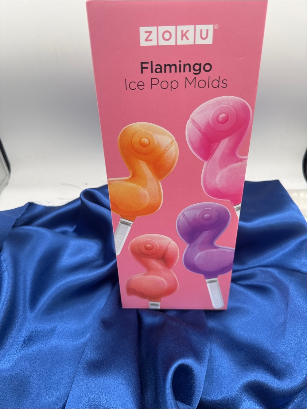 Zoku Flamingo Ice Pop Molds, designed to make four flamingo-shaped frozen treats